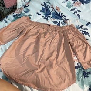 Off the shoulder shirt